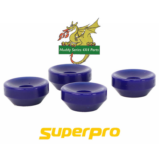 Superpro Land Rover Rear Shock Lower Polyurethane Bush Kit SPF2656K