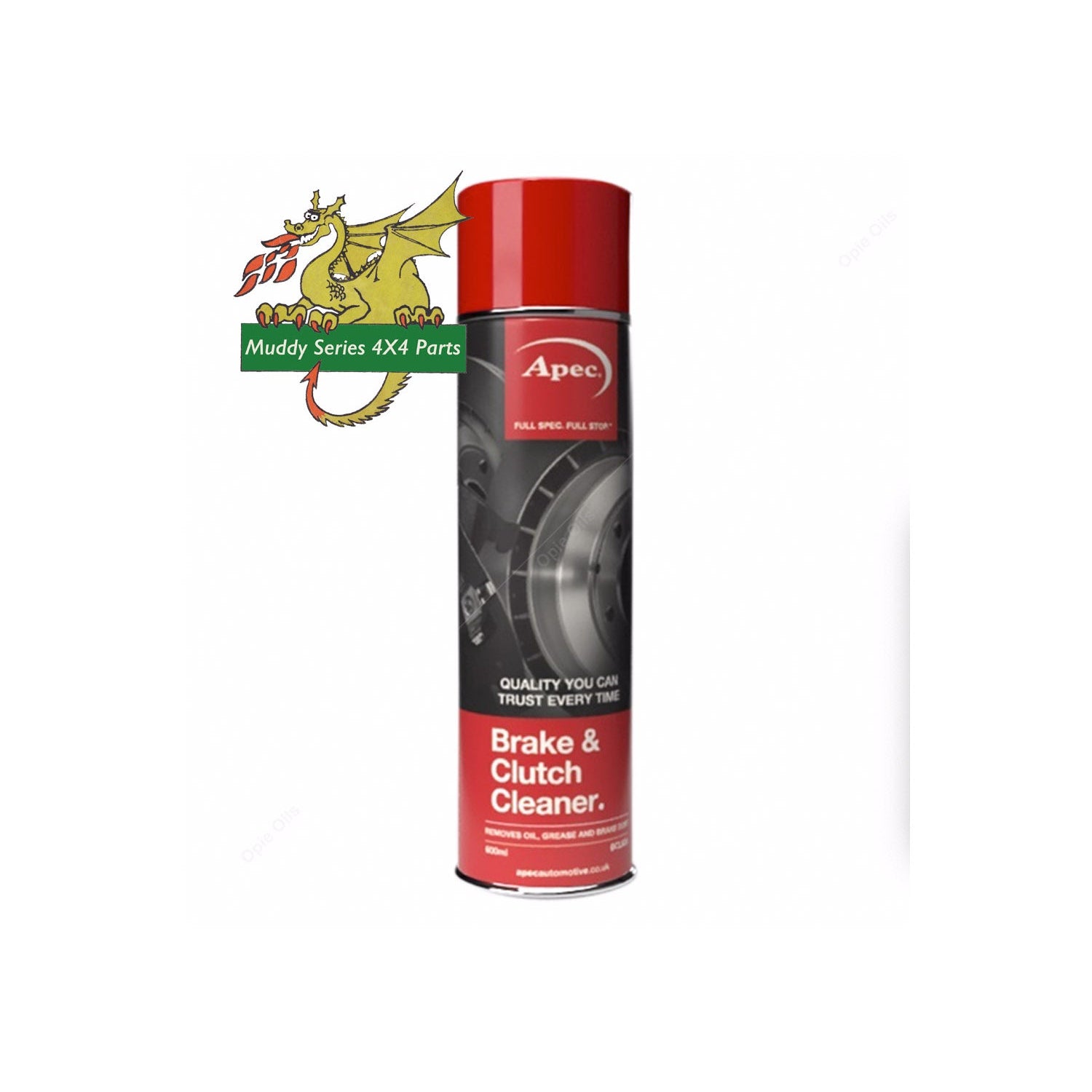 Apec Brake & Clutch Cleaner Aerosol 600ml Can BCL600