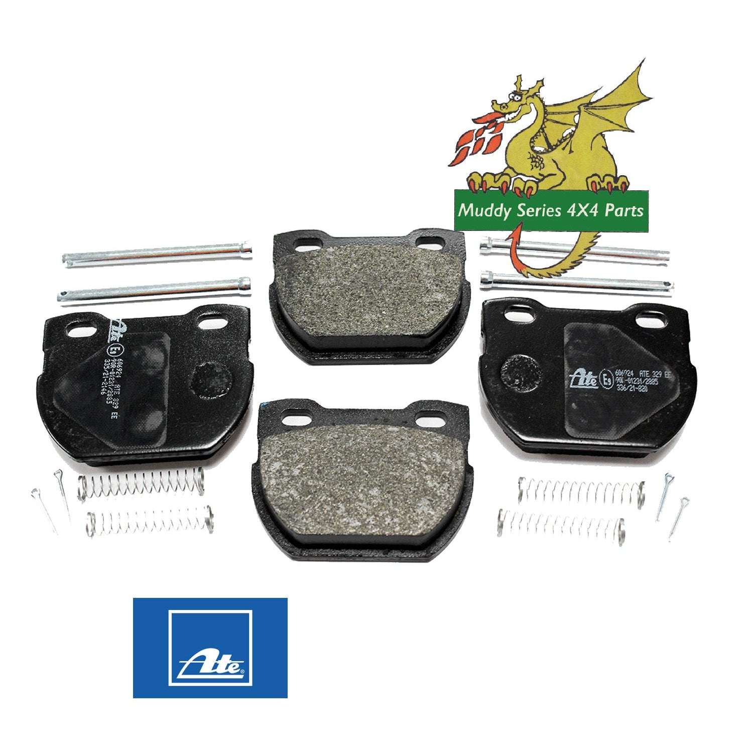 ATE Defender 110 130 Rear Brake Pads Solid Discs SFP000250