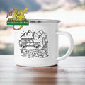 Land Rover Mug Sovende Bjorn Adventure 4X4 Enamel Mug 110 Defender 1900037