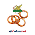 Allmakes Series 2 2A 3 88" 109" 2.25cc Petrol Diesel Head to Block Oil Bypass Pipe Copper Washers 232039