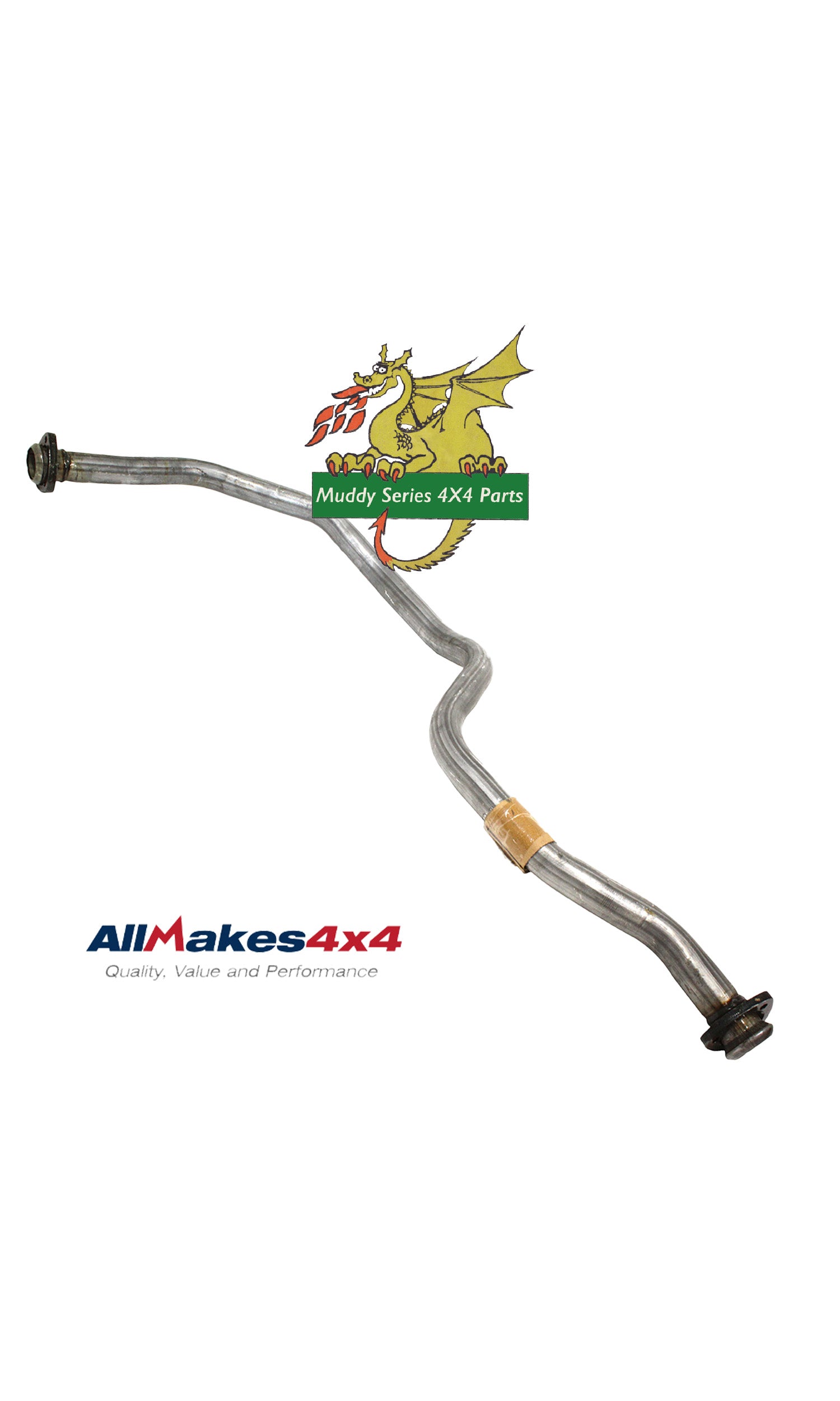 Allmakes Land Rover Series 2 2A 3 Exhaust 3 bolt Manifold Downpipe Diesel 624196