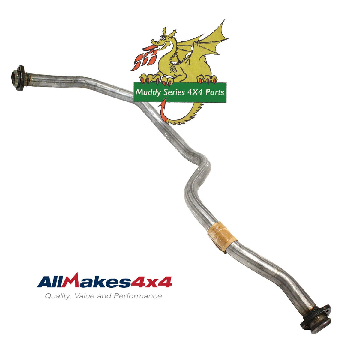 Allmakes Land Rover Series 2 2A 3 Exhaust 3 bolt Manifold Downpipe Diesel 624196