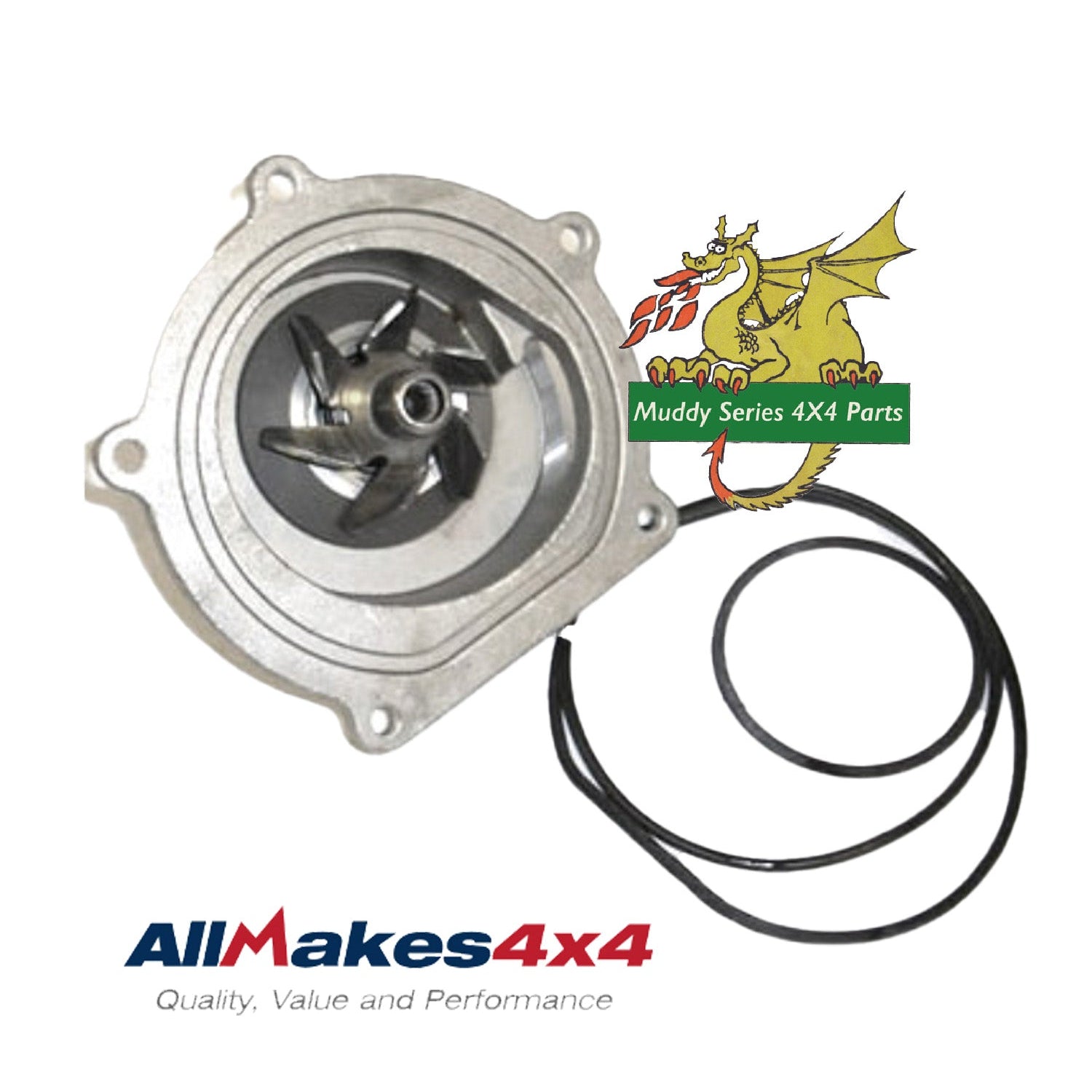 Allmakes Freelander 1 2.0 TCIE Diesel & Discovery 1 2.0 MPI Water Pump Assembly PEB102010 PEB102420L