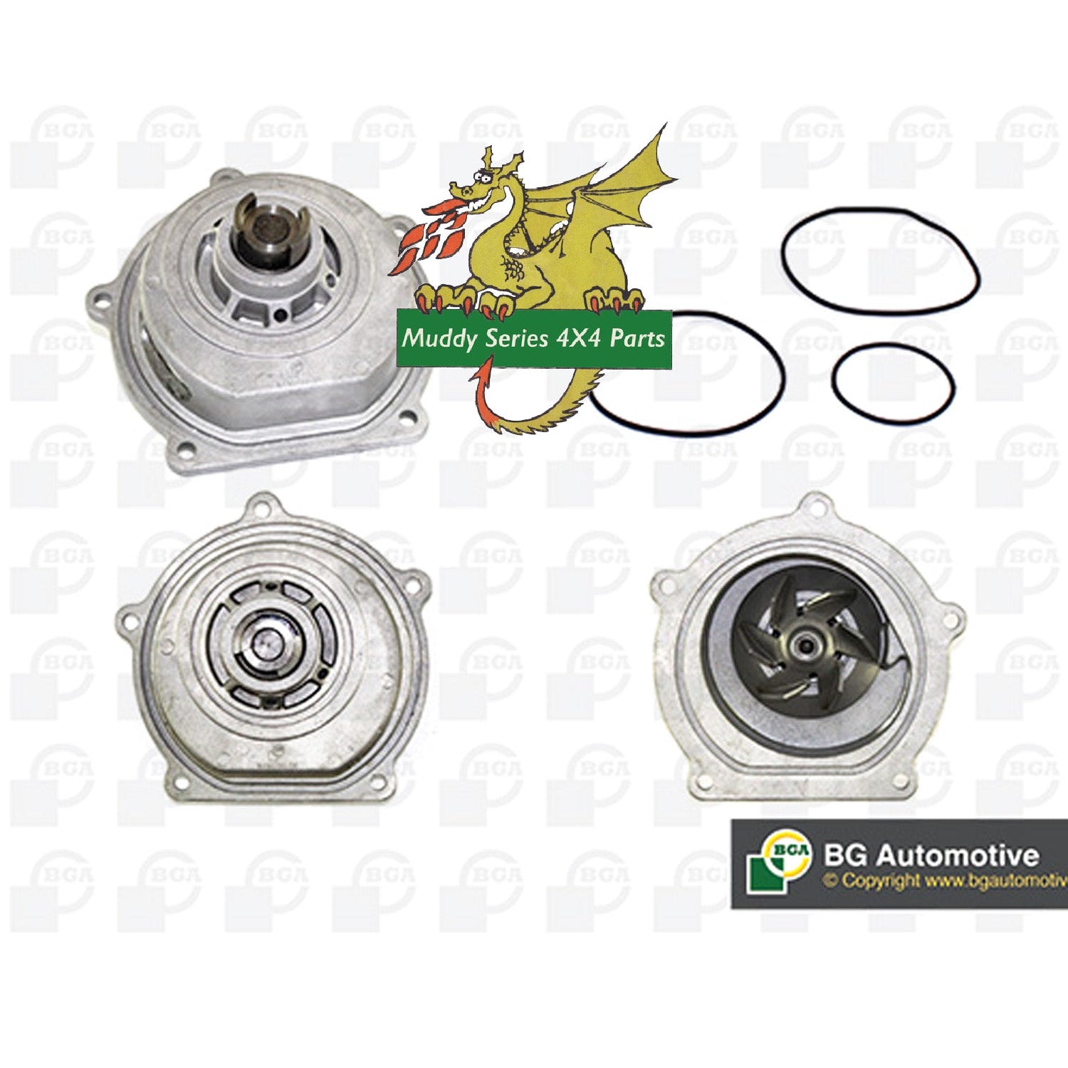 BGA Freelander 1 2.0 TCIE Diesel & Discovery 1 2.0 MPI Water Pump Assembly CP2920 PEB102010 PEB102420L