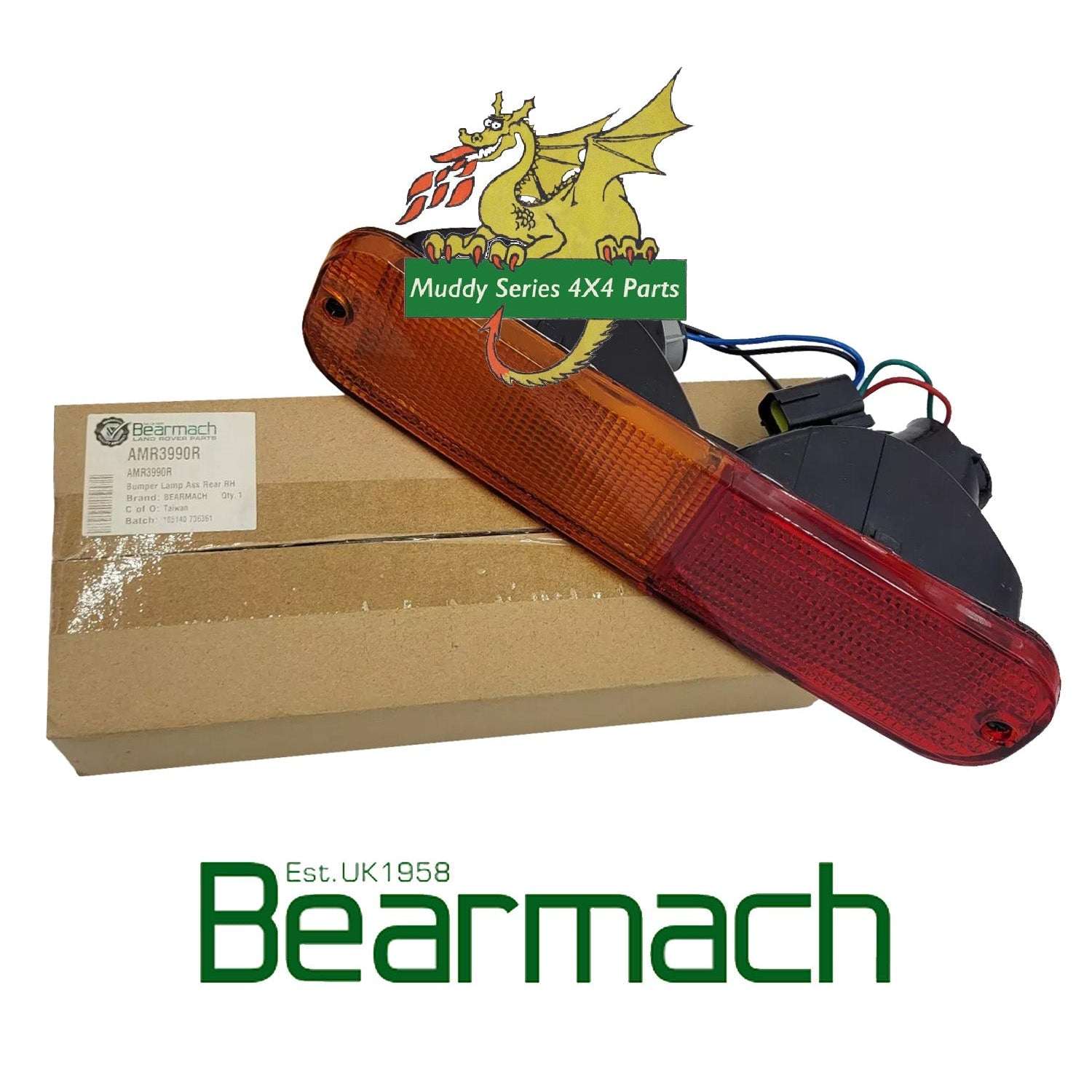 Bearmach Freelander 1 Rear RH Bumper Tail Lamp AMR3990