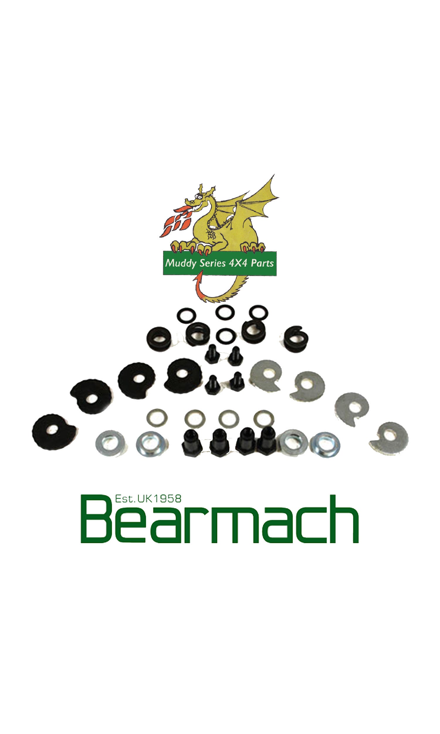 Bearmach Series 2 2A 3 Defender 10" 11" Front Rear Brake Drum Adjuster Kit BA144 RTC3176