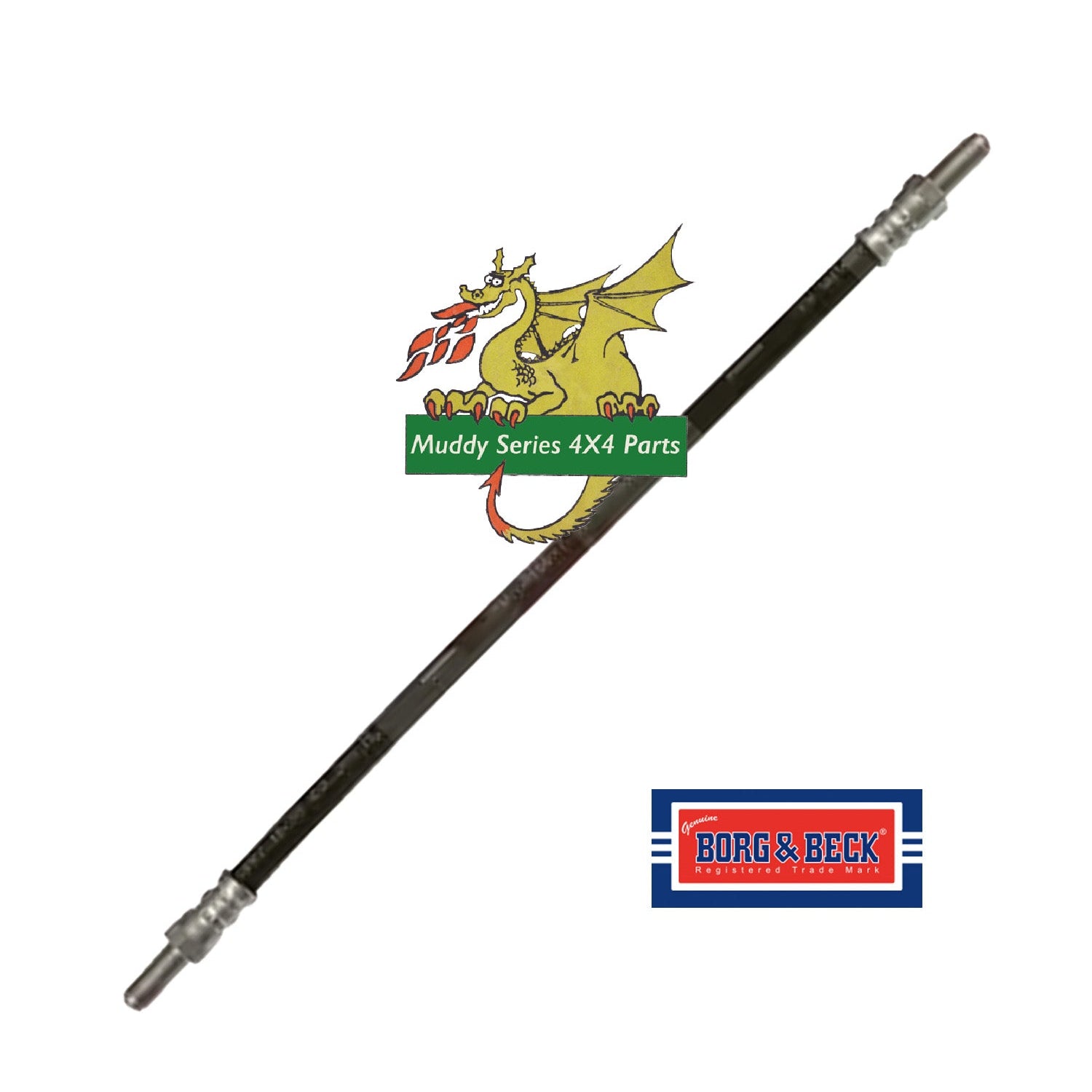 Borg & Beck Series 2 2A 3 88" Front pre 1980 Brake Hose Flexi Imperial RTC5903 BBH6383 FAM3162