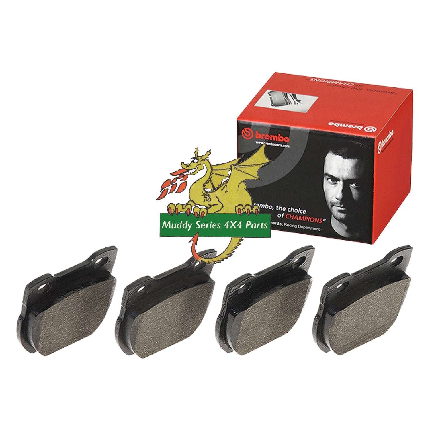 Brembo Defender 90 Rear Brake Pads Solid Disc SFP000280 P44007