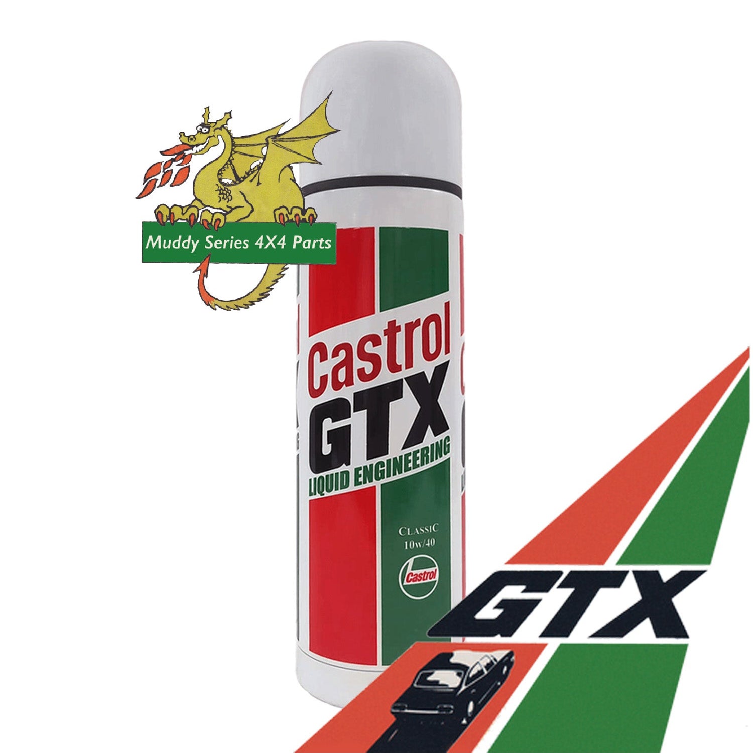 Castrol Oil GTX Thermos Flask DA6270 STR554
