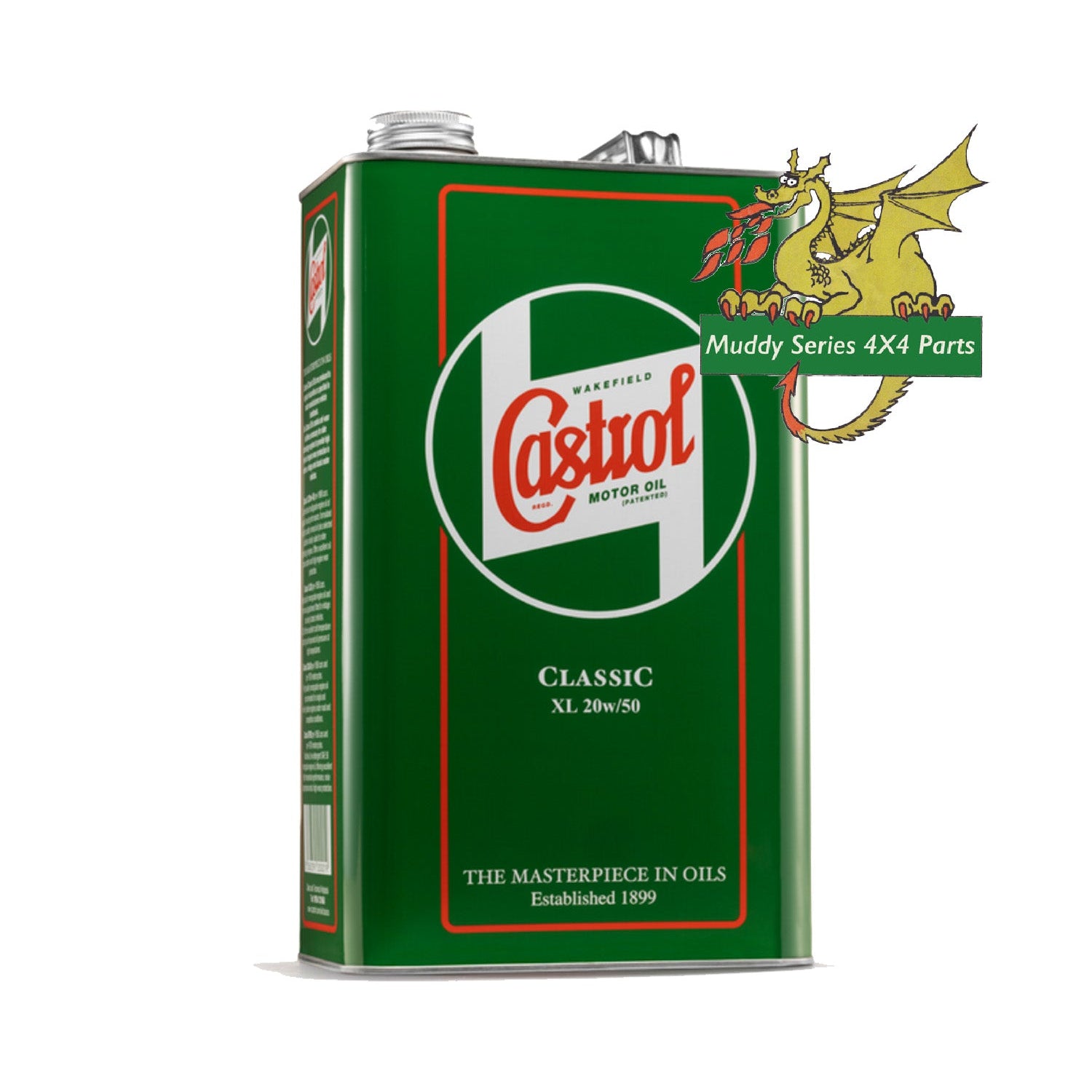 Castrol Classic Oil XL 20W50 1 Gallon 4.54 Litre Tin Mineral Multigrade 1925