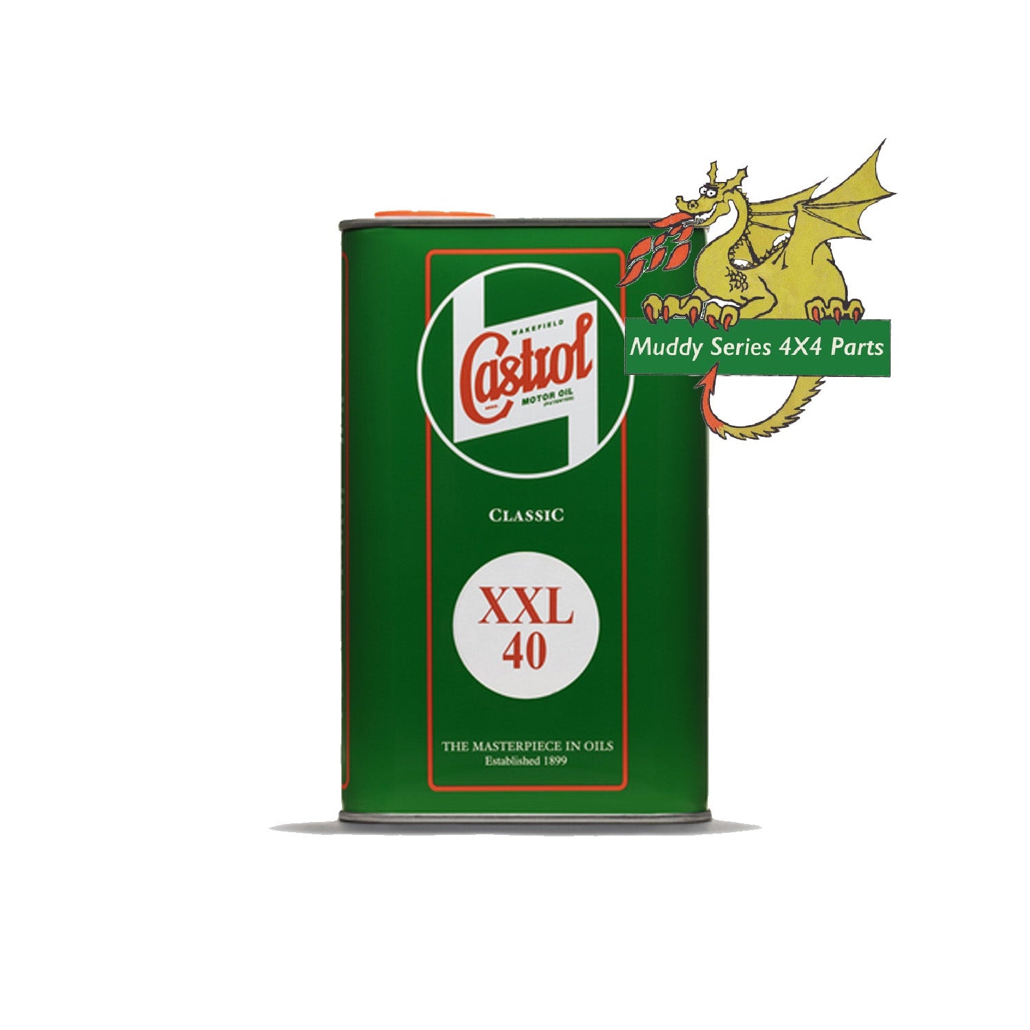 Castrol Classic Oil XXL40 SAE40 1 Litre Tin Mineral Monograde Engine Oil 1926
