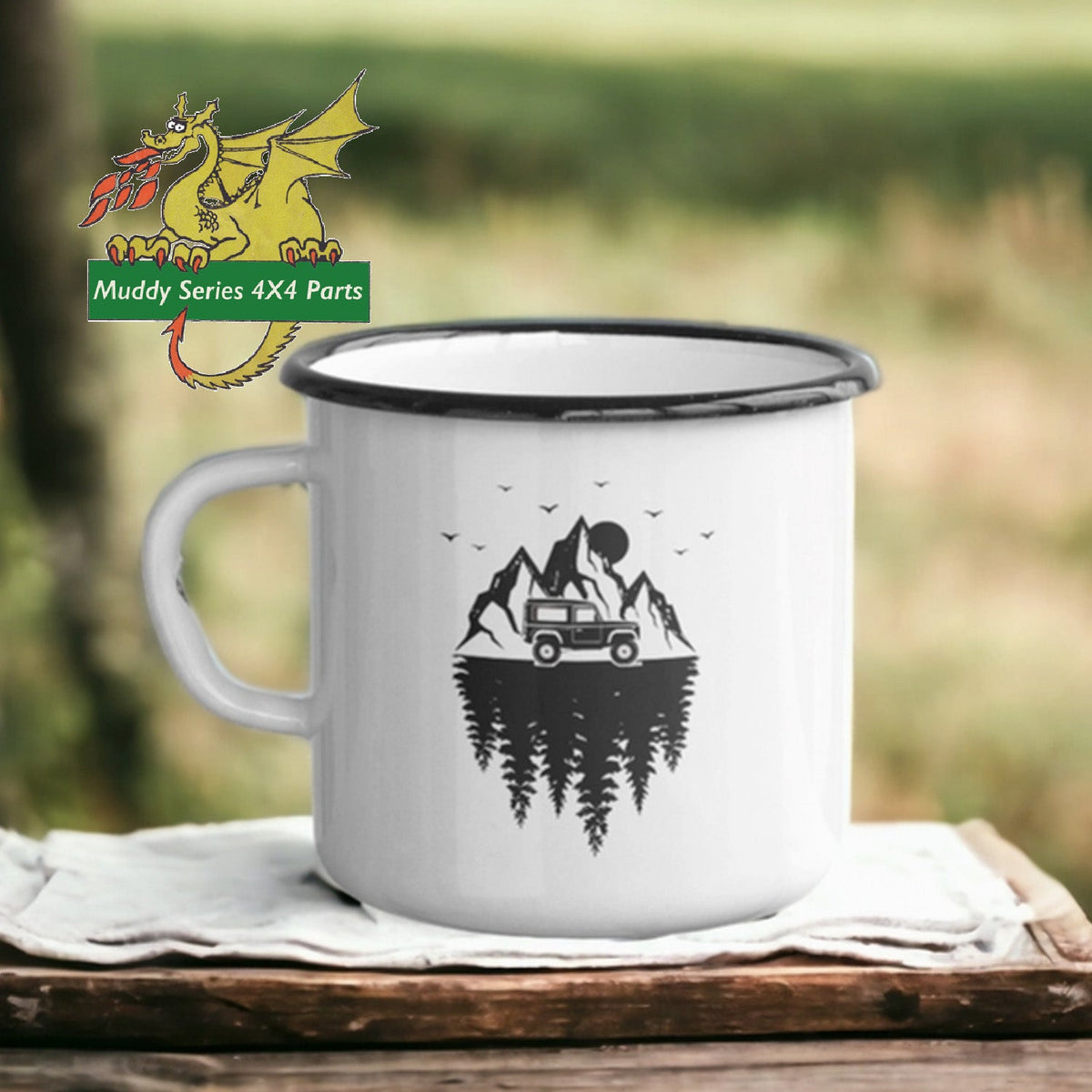 Land Rover Mug Sovende Bjorn Mountain Sunset 4X4 Ceramic Mug 90 Defender 241055