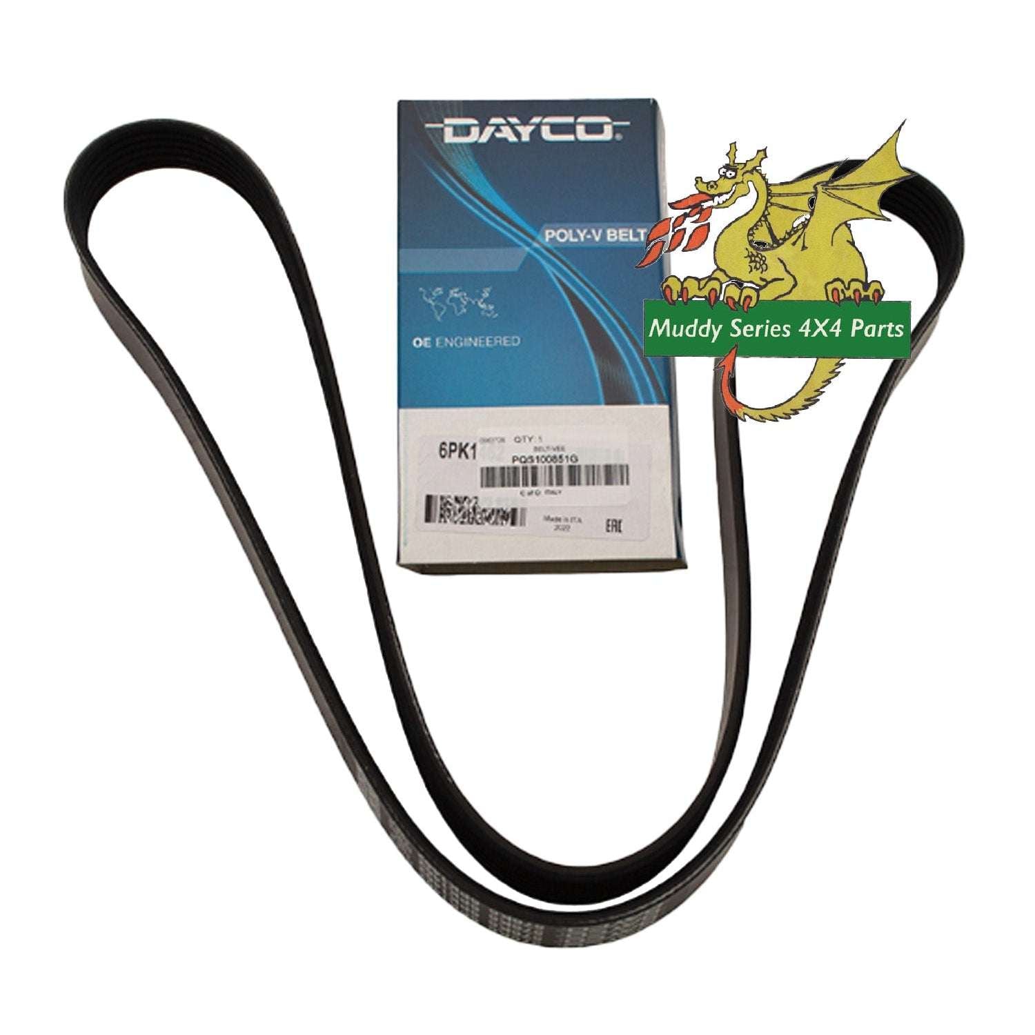 Dayco Land Rover Freelander 1 2.0 TCIE Auxillery Belt with Aircon PQS100851
