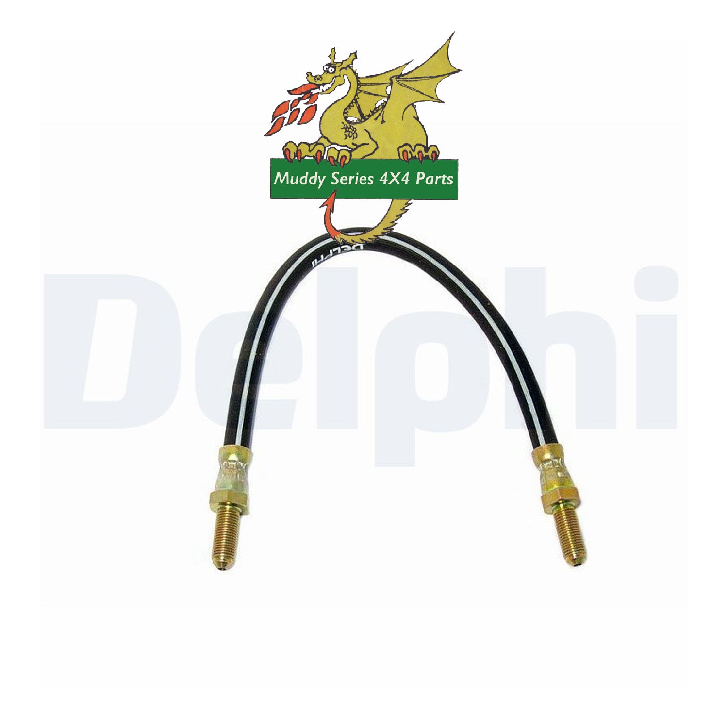 Delphi Series 2 2A 3 88" Front pre 1980 Brake Hose Flexi Imperial RTC5903 LH1706