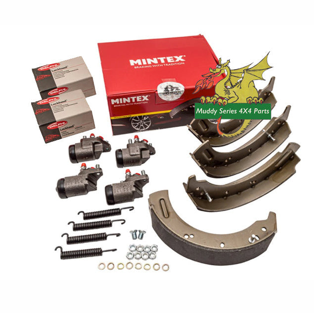 Delphi Mintex Land Rover Series 2 2A 3 11" Front Brake Kit 4 Cyl 6 Cyl OE DA6044G