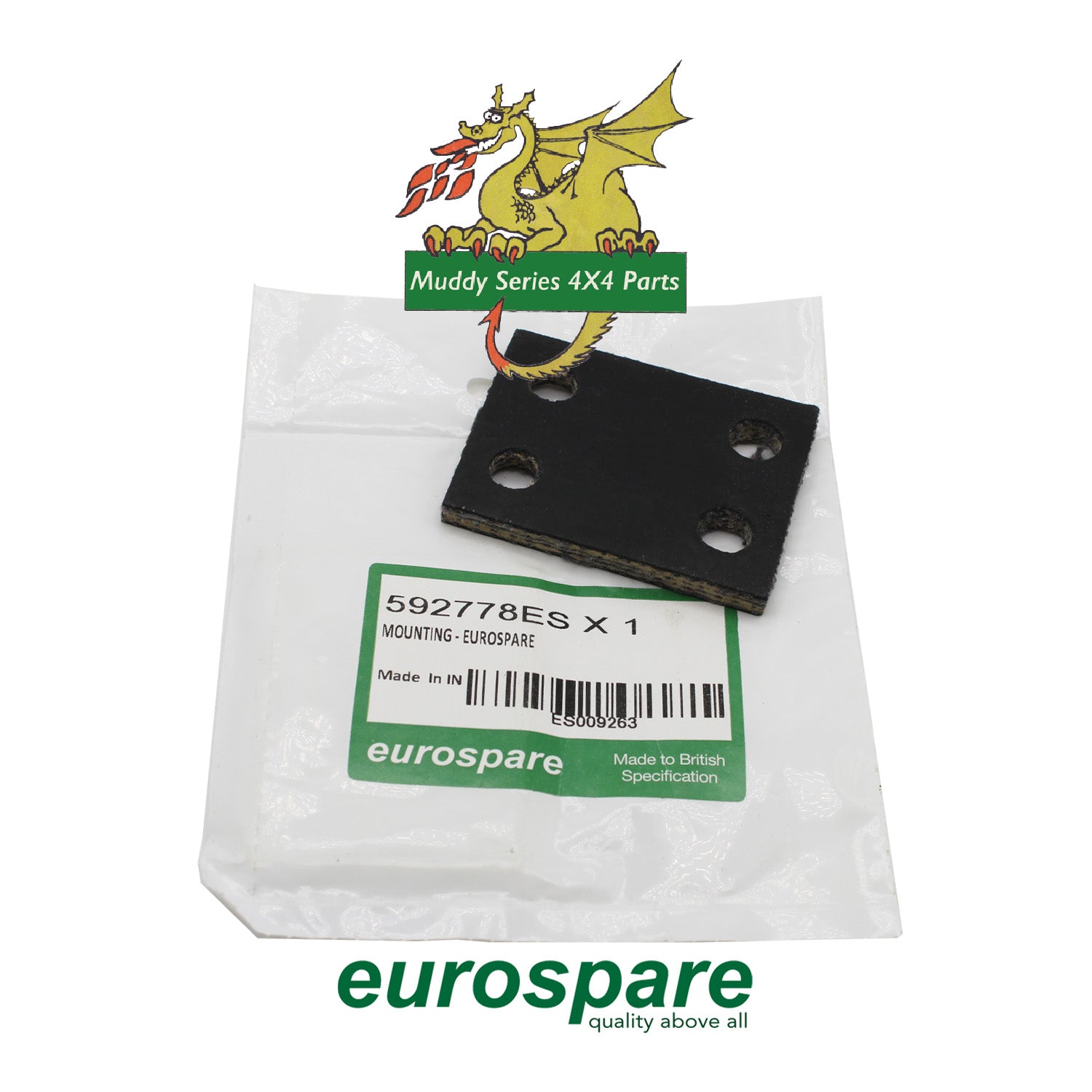 Land Rover Series 2 2A 3 Petrol & Diesel Exhaust Rubber Mount 592778