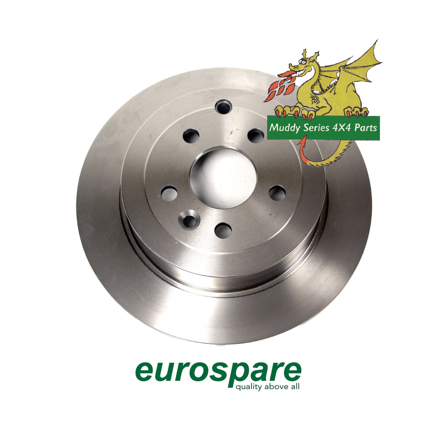 Eurospare Rear Solid Brake Disc Freelander 2 LR001018 LR001018R