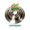Eurospare Rear Solid Brake Disc Range Rover L322 LR017804 LR031844 SDB500202