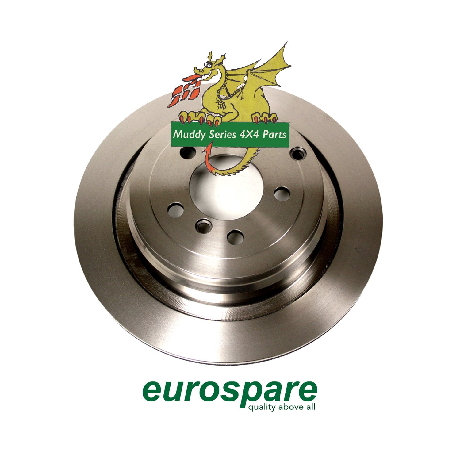 Eurospare Rear Solid Brake Disc Range Rover L322 LR017804 LR031844 SDB500202