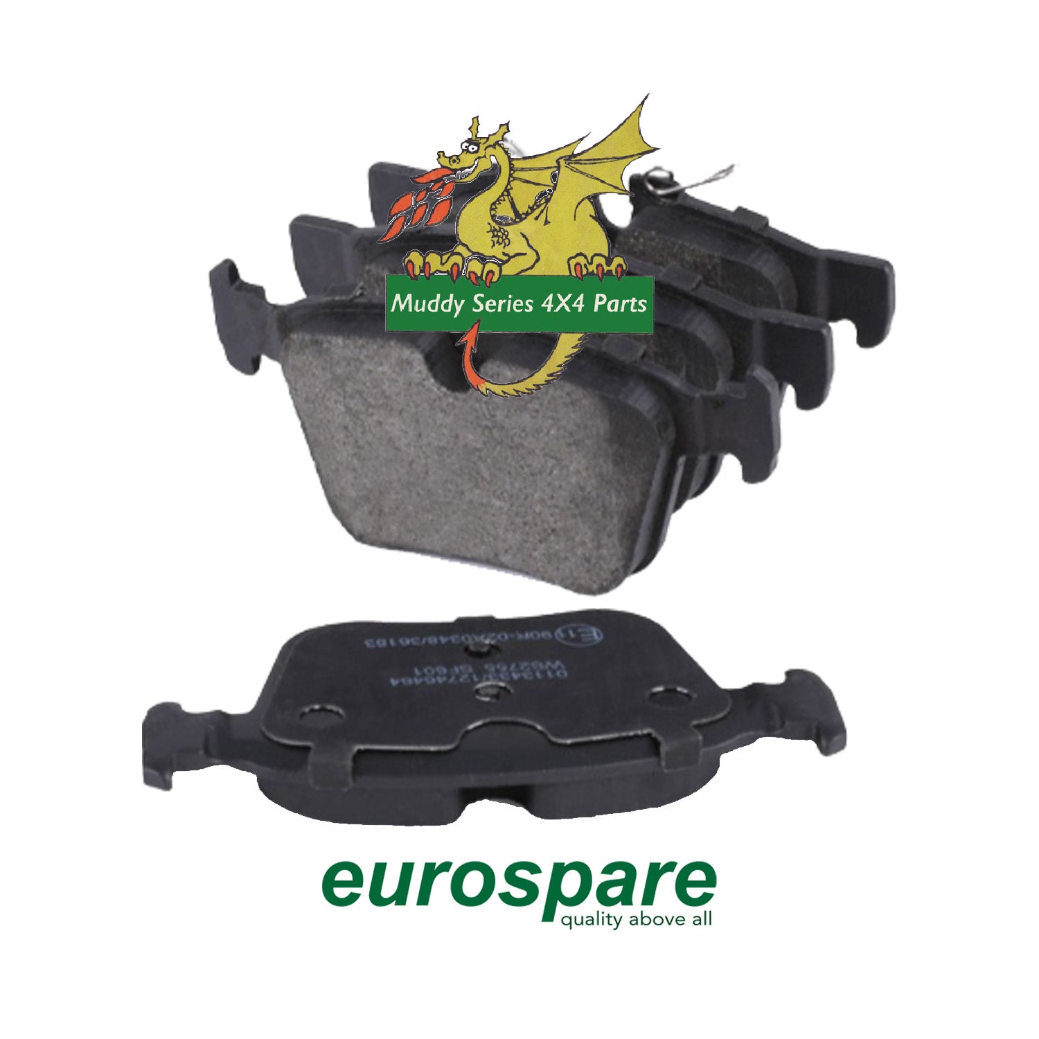 Eurospare Rear Brake Pad Set Discovery Sport Evoque LR061385