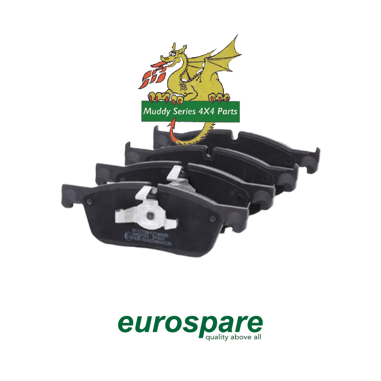 Eurospare Front Brake Pad Set Discovery Sport Evoque LR128263
