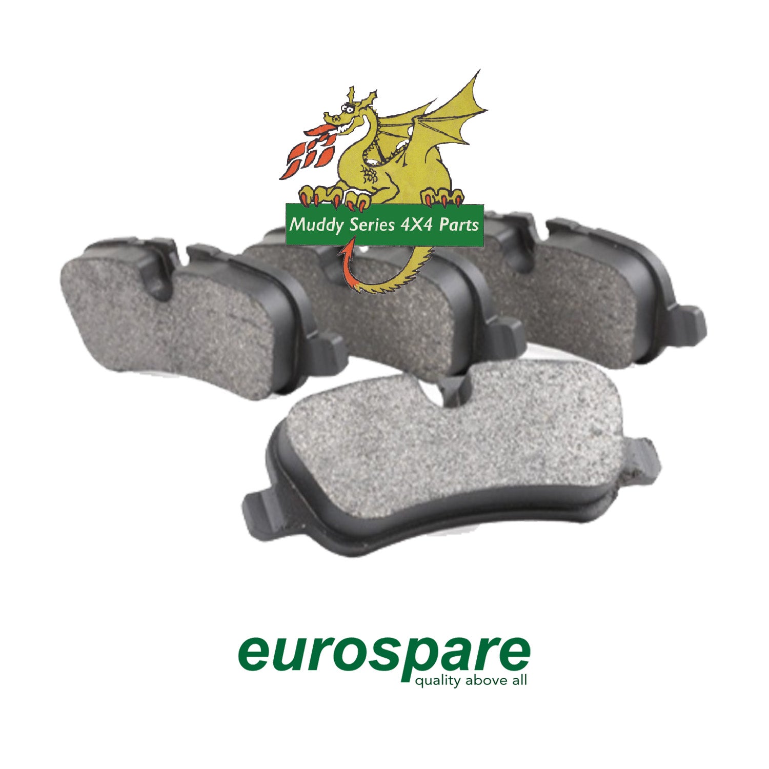 Eurospare Rear Brake Pad Set Discovery 3 & 4 RRS LR134696
