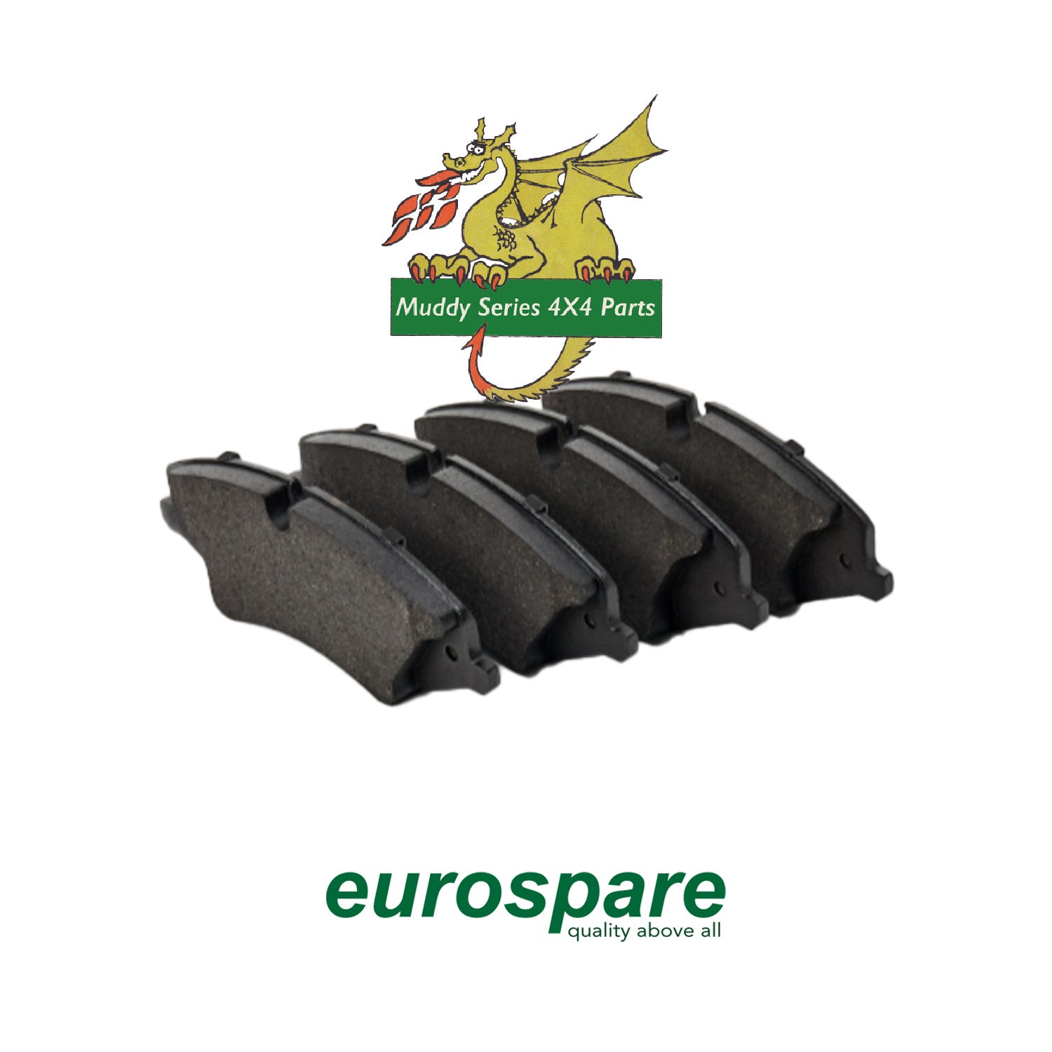 Eurospare Front Brake Pad Set New Defender Discovery 4 RRS LR134700