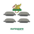 Eurospare Rear Brake Pad Set Freelander 2 LR165293 LR134697