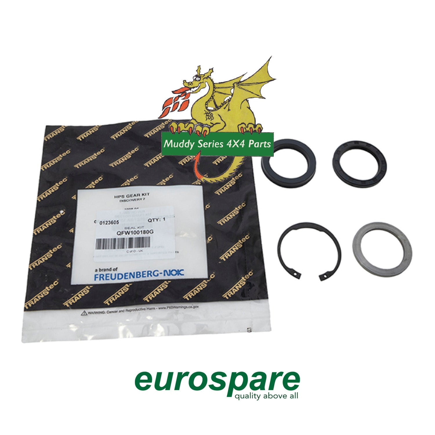 Corteco Discovery 2 Steering Box Assembly Output Seal Kit QFW100180