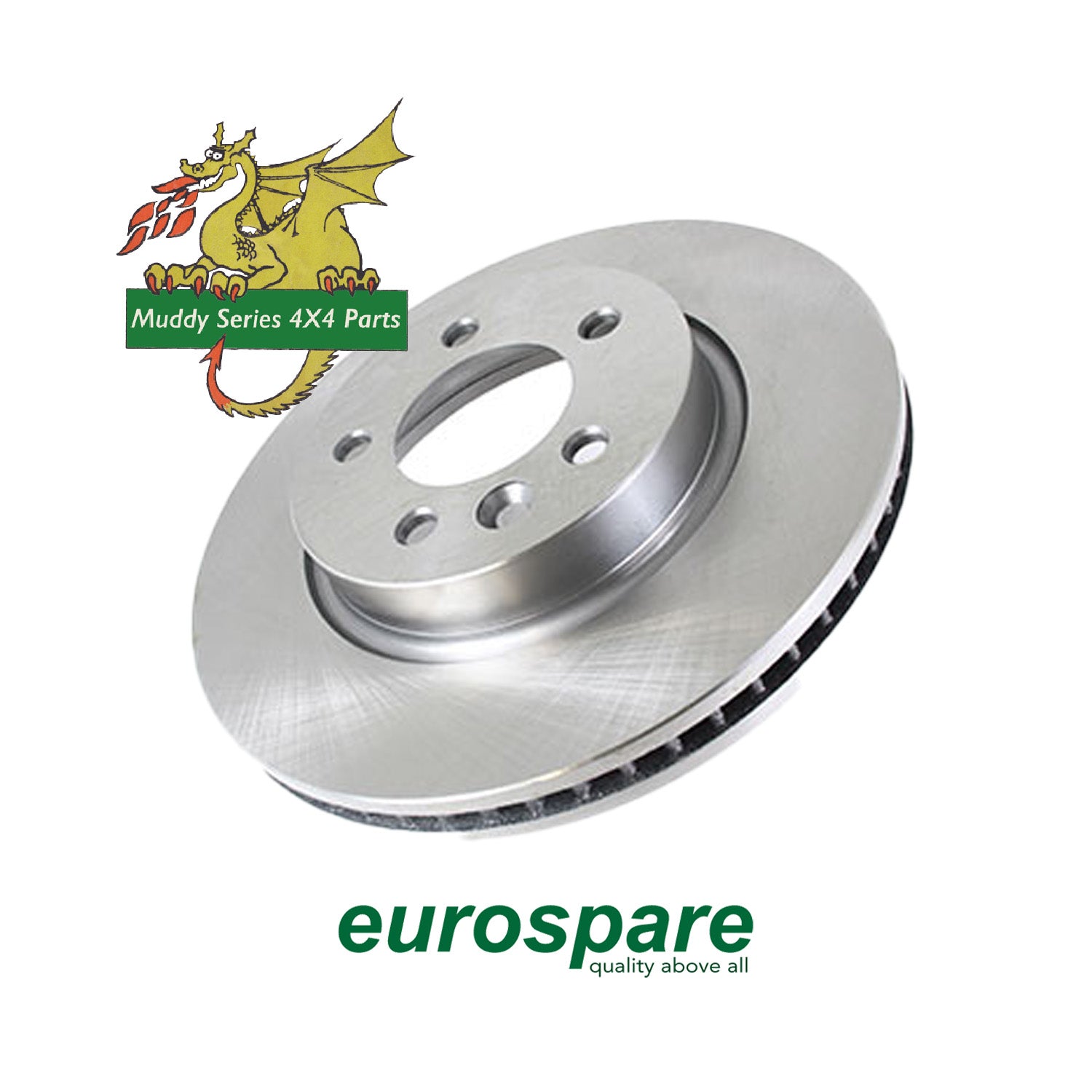 Eurospare Front Vented Brake Disc Discovery 3 & 4 TD6 2.7 SDB000604