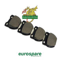 Eurospare Defender 110 130 Rear Brake Pads Solid Disc SFP000250