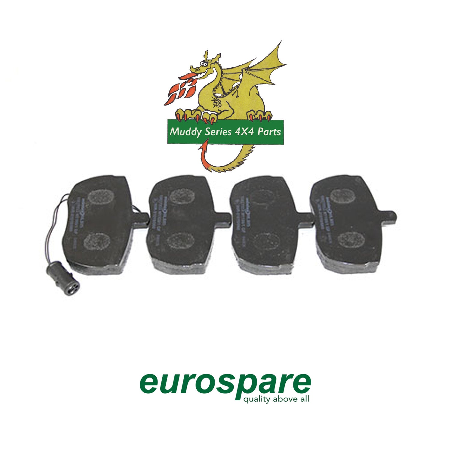 Eurospare Front Brake Pad Set Solid Disc SFP500220 SFP500180