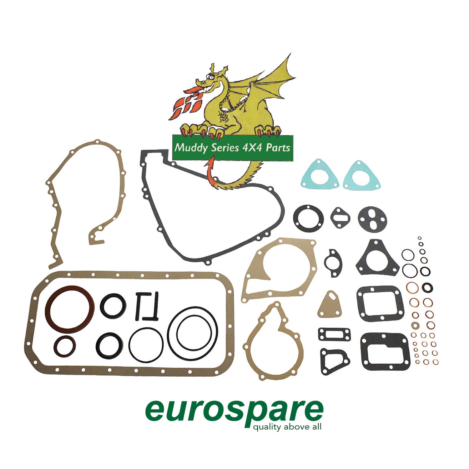 Eurospare Land Rover 2.5 N/A TD Diesel Gasket Kit STC1558