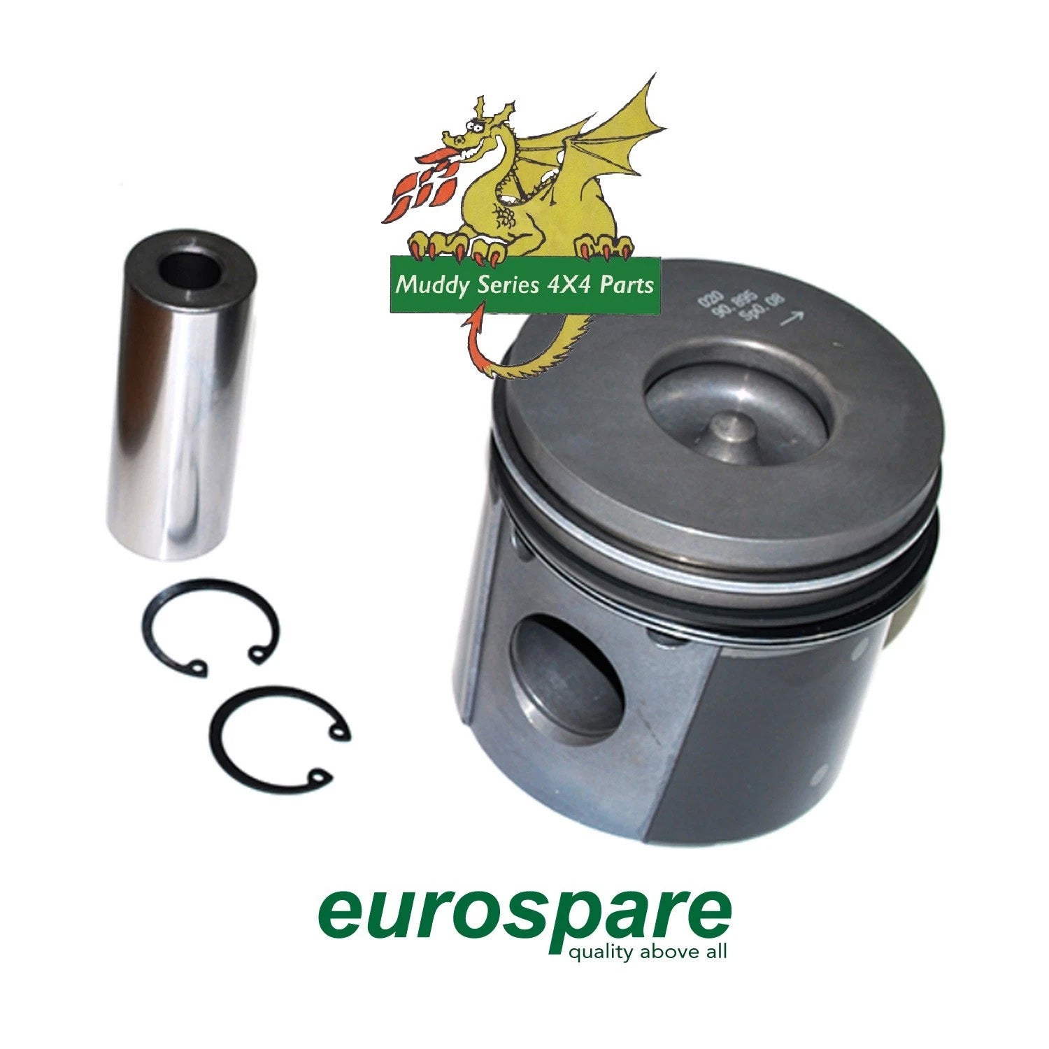 Eurospare Land Rover 300TDI +0.5mm +0.020" oversize Piston Complete STC298220