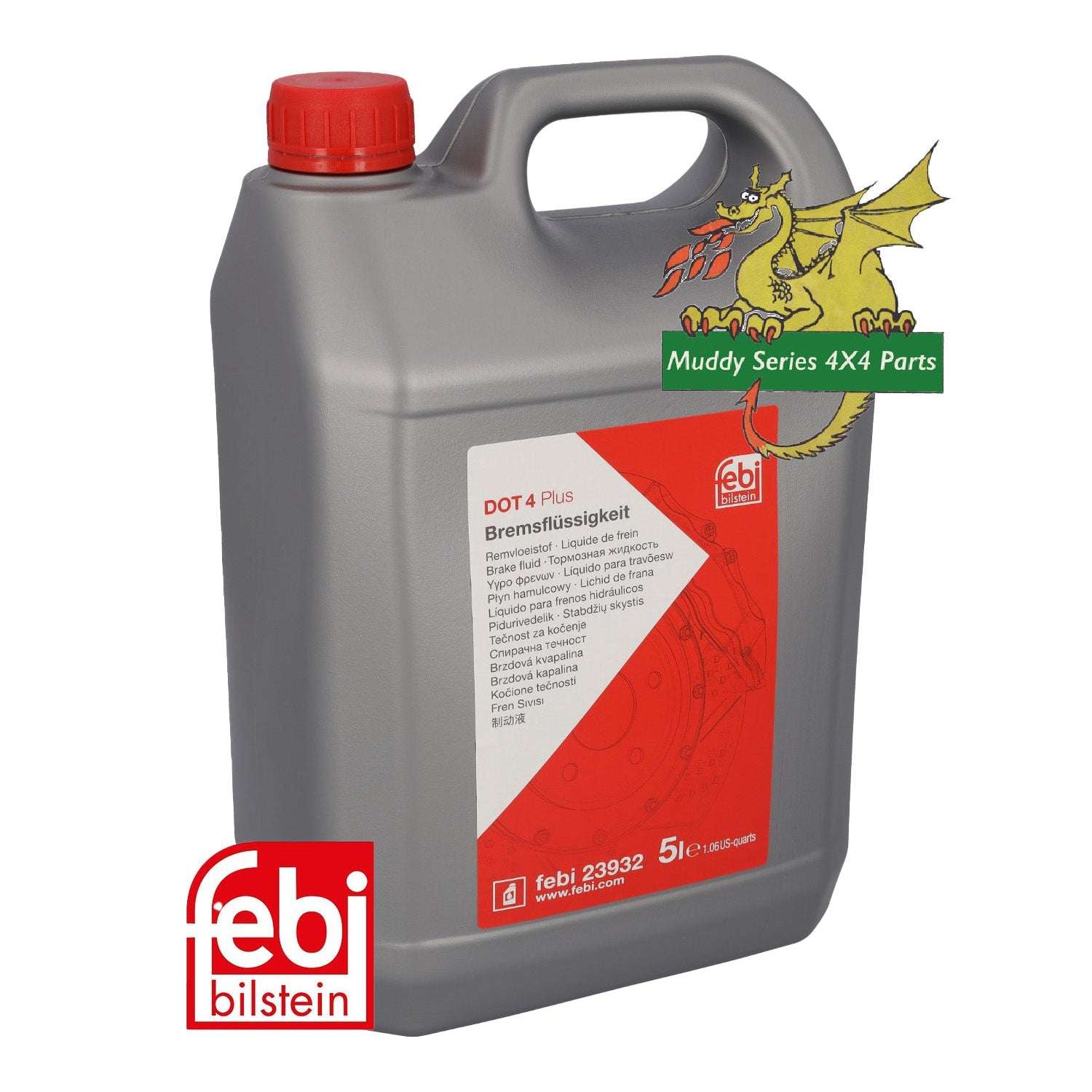 Febi Brake Fluid Dot 4 Plus 5 Litre bottle 23932