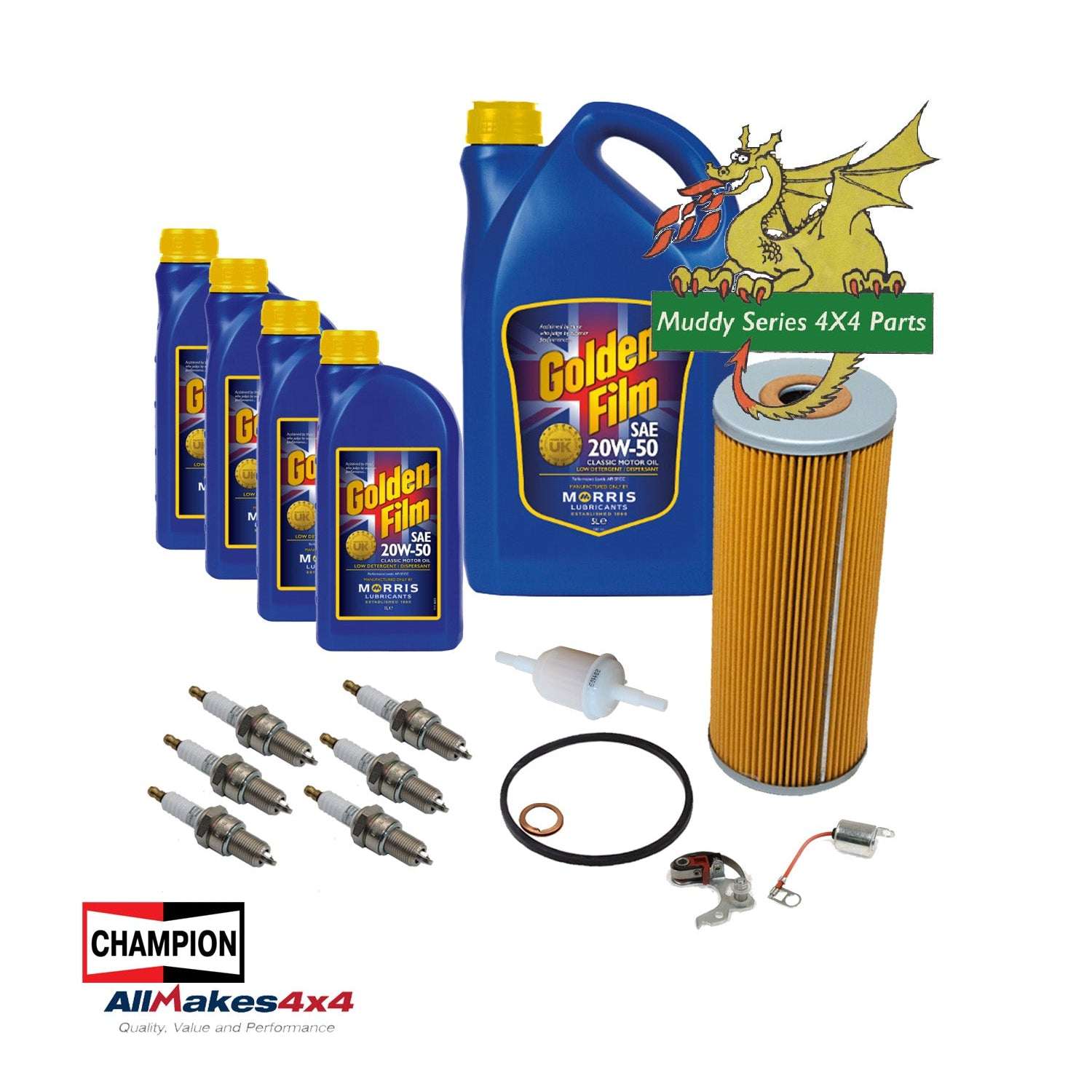 Morris 20W50 2.6 Fixed  Points Service Kit