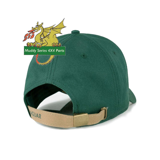 Genuine Jaguar Classic Iconic Baseball Cap Hat JKCH059GNA Racing Green with Gold Logo