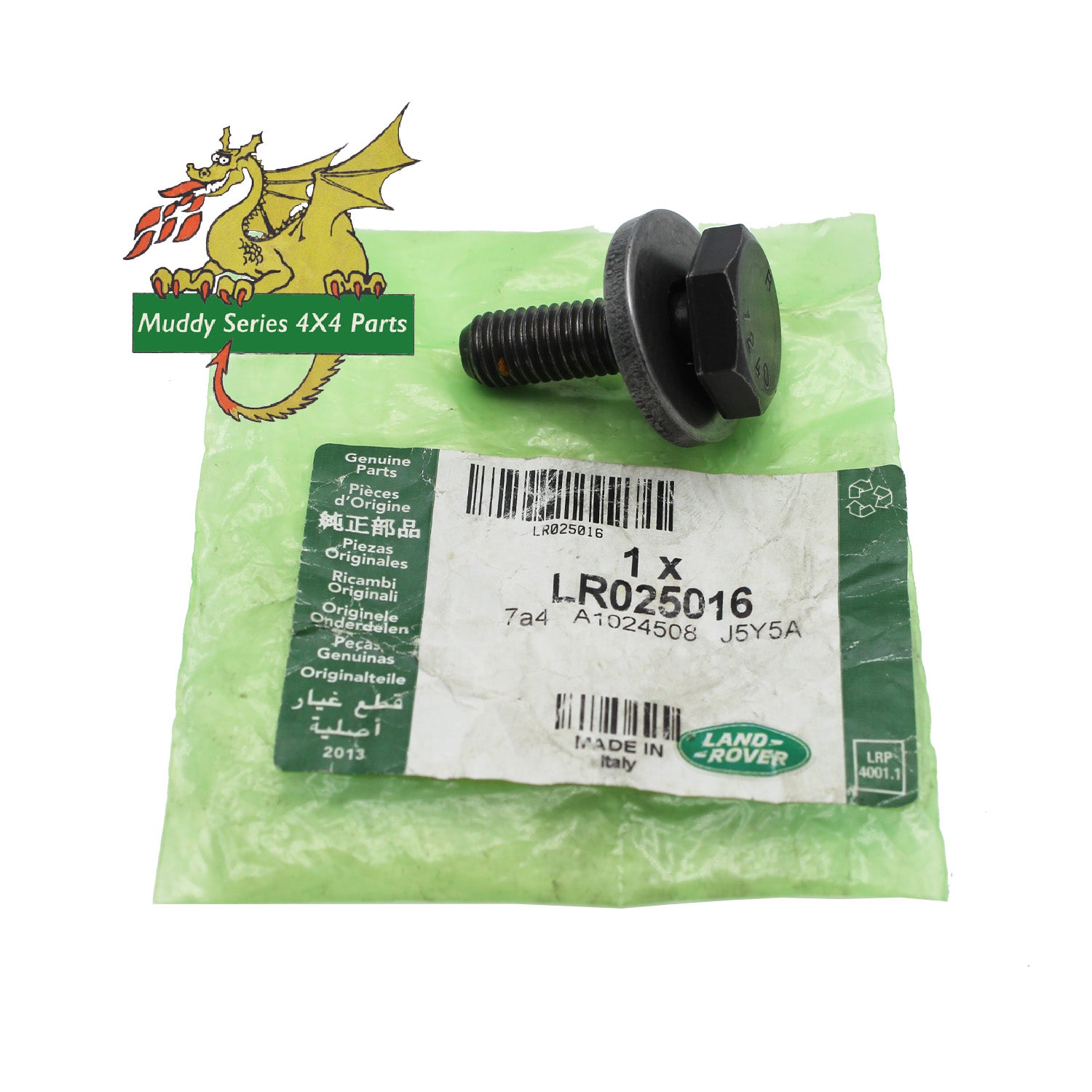 Genuine Land Rover 2.0 Ingenium Timing Belt Sprocket Bolt LR025016
