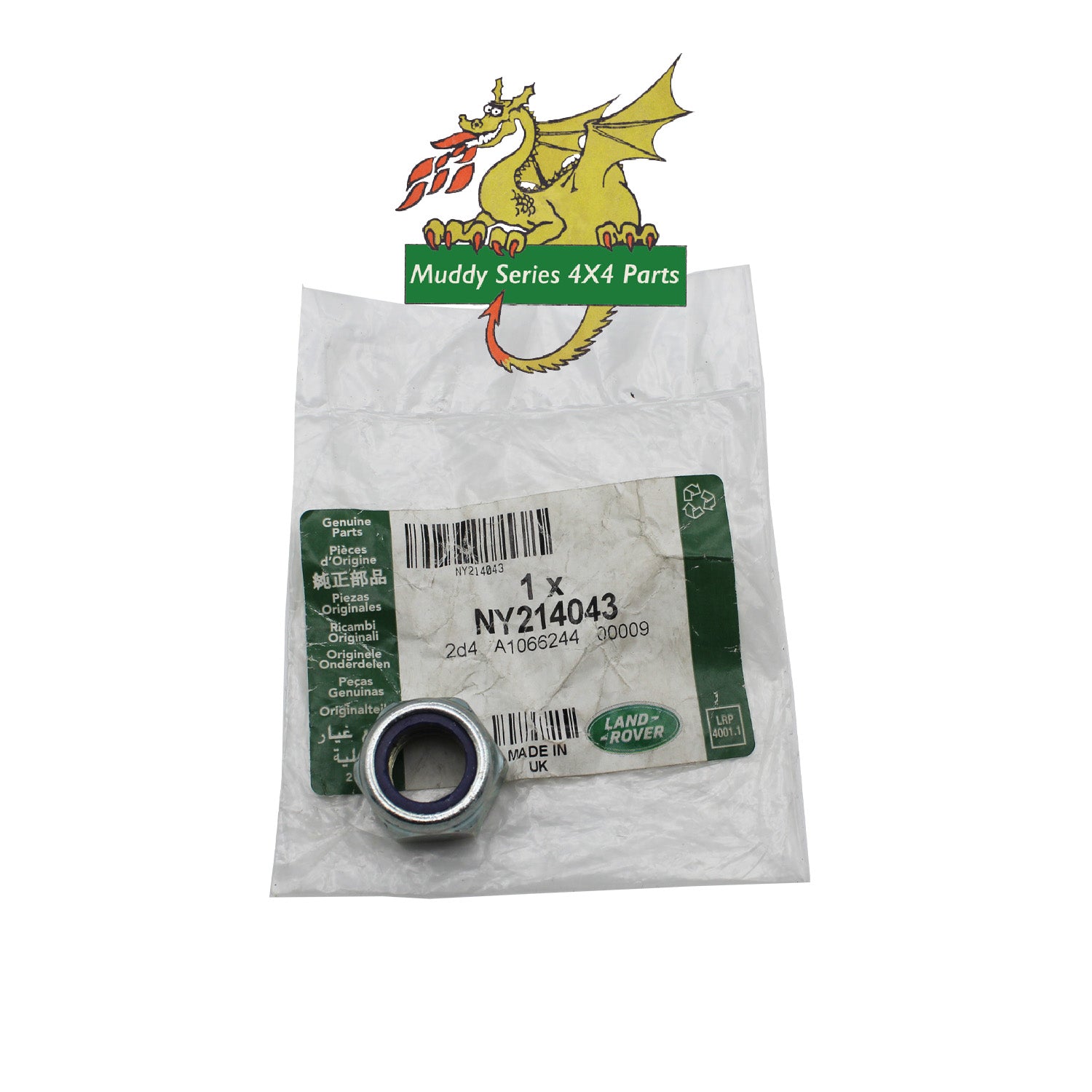 Genuine Discovery 2 & P38 Front Axle Ball Joint M14 x 1.5 Fine Thread Nut NY214043