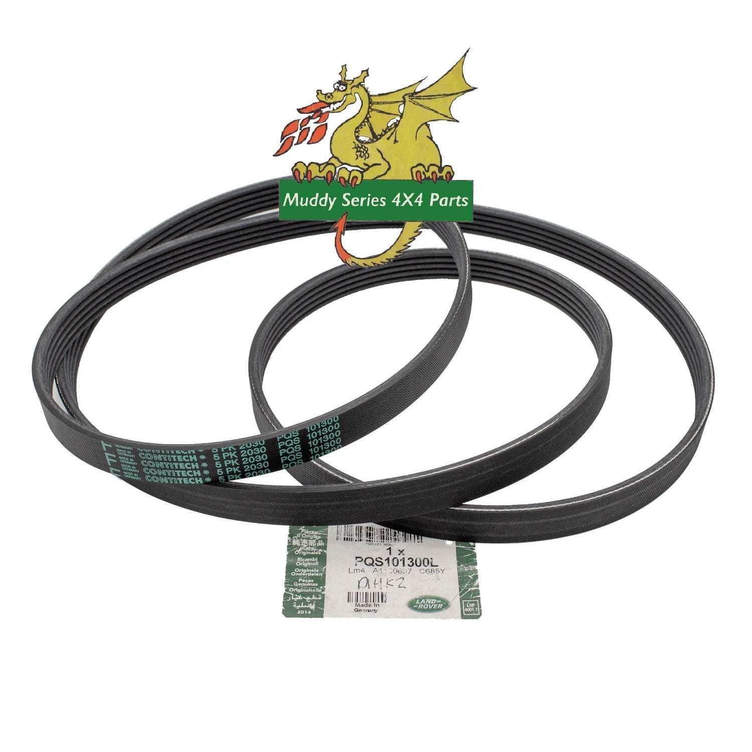 Genuine Land Rover Freelander 1 2.0 TD4 Diesel Alternator Belt PQS101300L