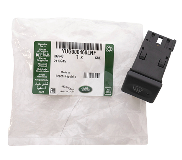 Genuine Land Rover Heated Screen Switch YUG000460LNF