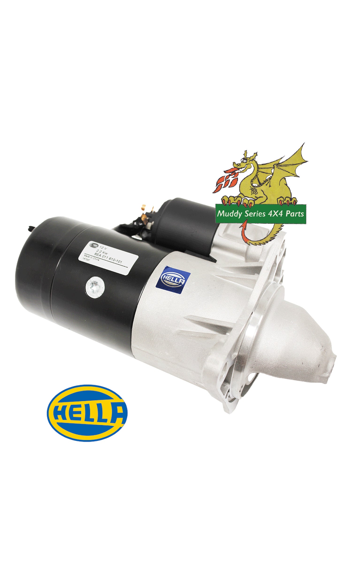 Hella Starter Motor 2.5D 2.5TD 200TDI 300TDI NAD500210