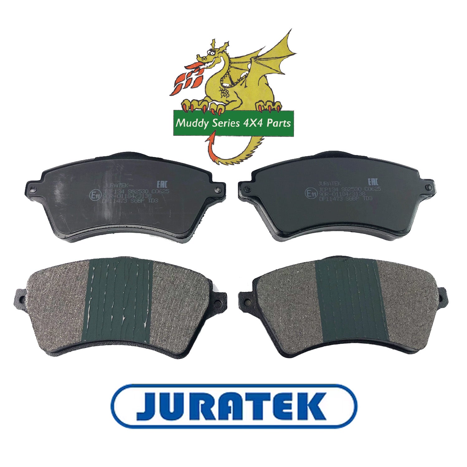 Juratek Front Brake Pad Set Freelander 1 LR021899 JCP134