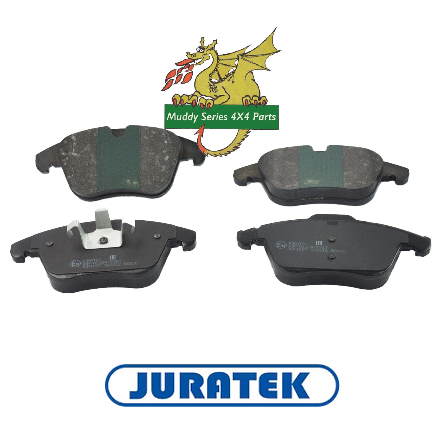 Juratek Front Brake Pad Set Freelander 2 Evoque LR134692 JCP1897