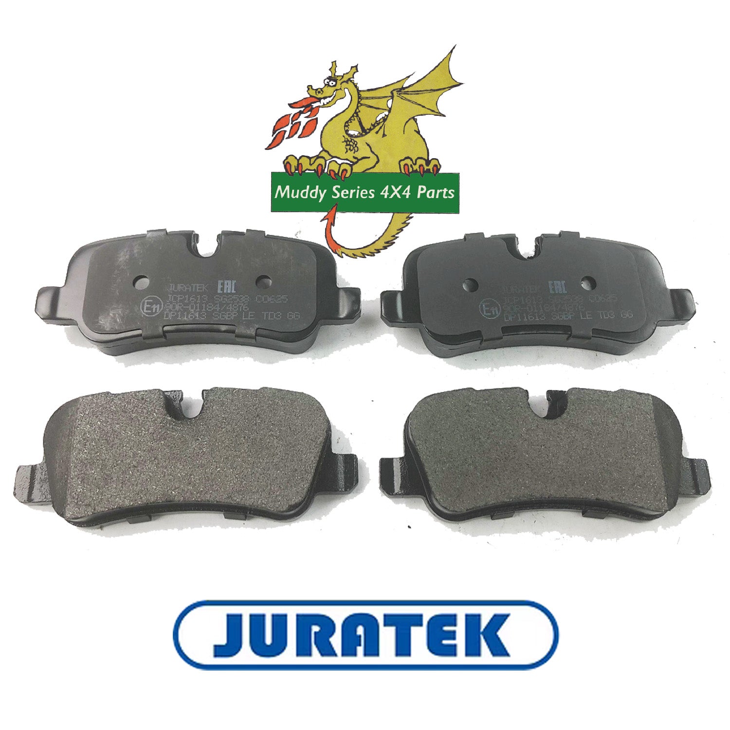 Juratek Rear Brake Pad Set Discovery 3 & 4 RRS LR134696 JCP1613