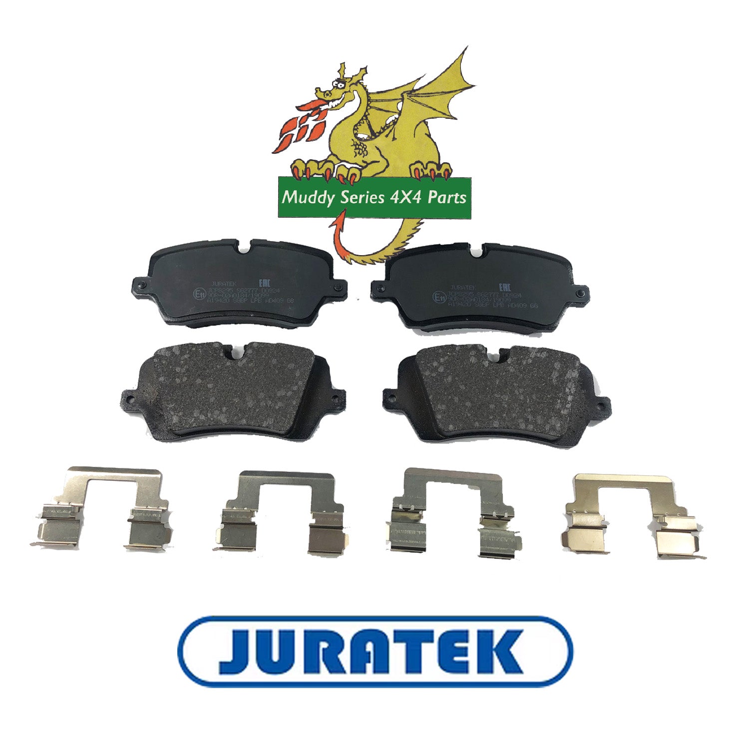 Juratek Rear Brake Pad Set New Defender & Range Rover LR161821 LR147981 JCP8295