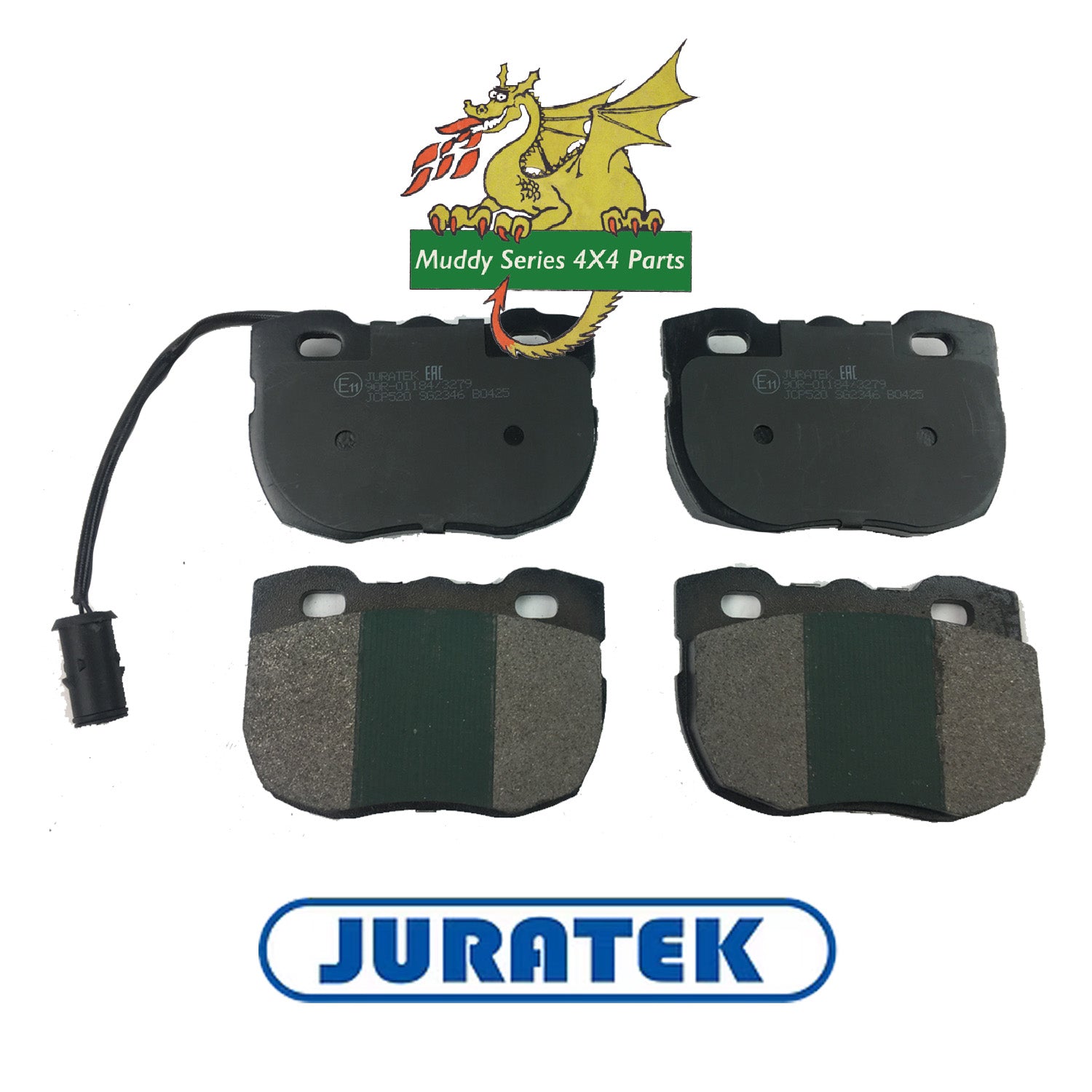 Juratek Front Brake Pad Set Non Vented SFP500160 STC9191 JCP520