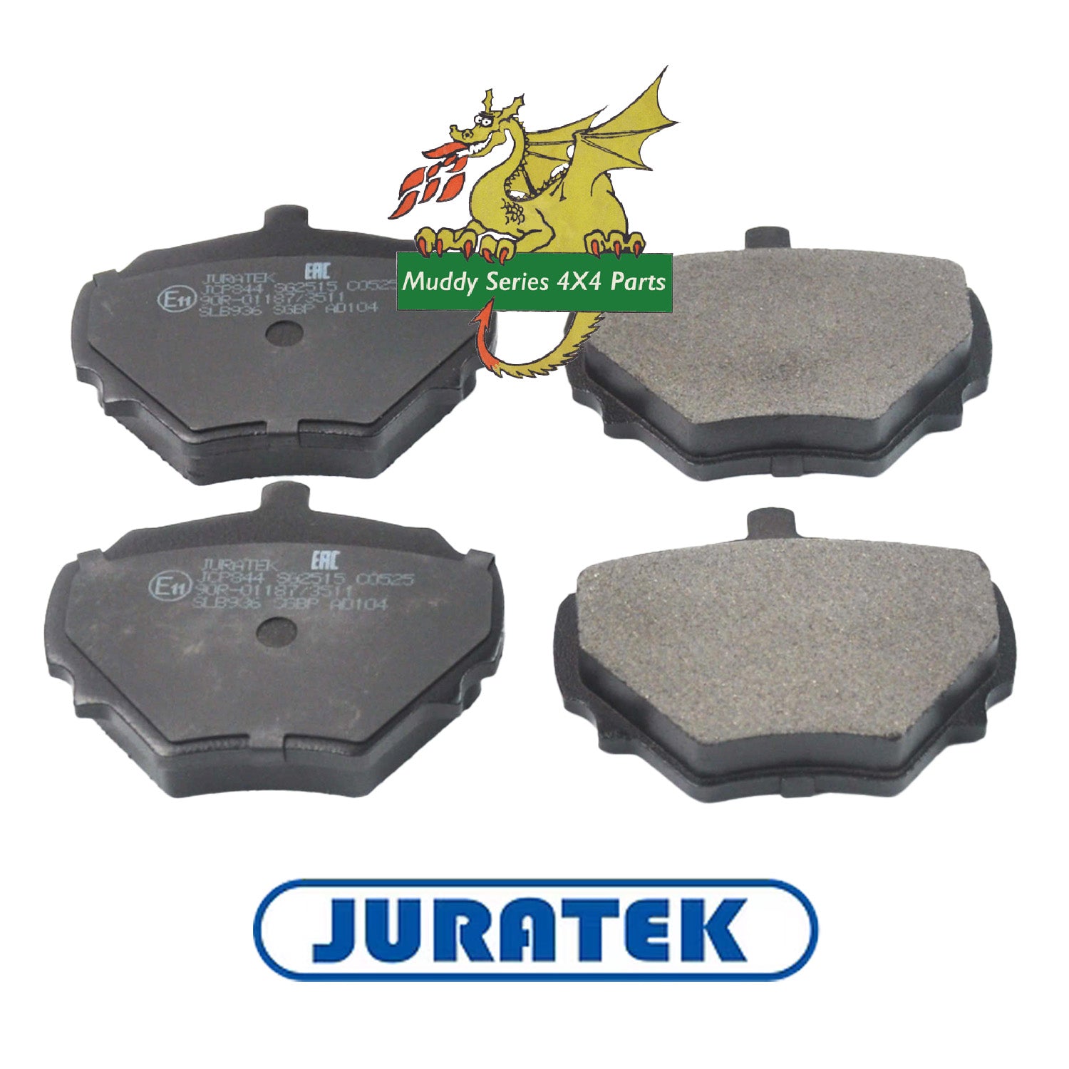 Juratek Rear Brake Pad Set Solid Disc SFP500200 STC9189 JCP844