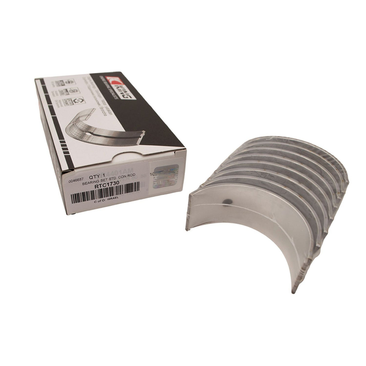 King Bearings Land Rover Series 2.25 Engine Big End Shells RTC173010 0.010" Undersize